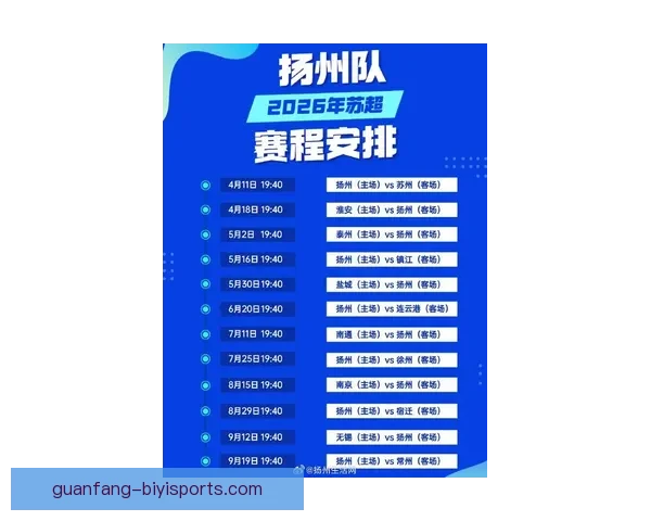 2026苏州超级联赛全赛程揭晓赛事时间与精彩对阵安排